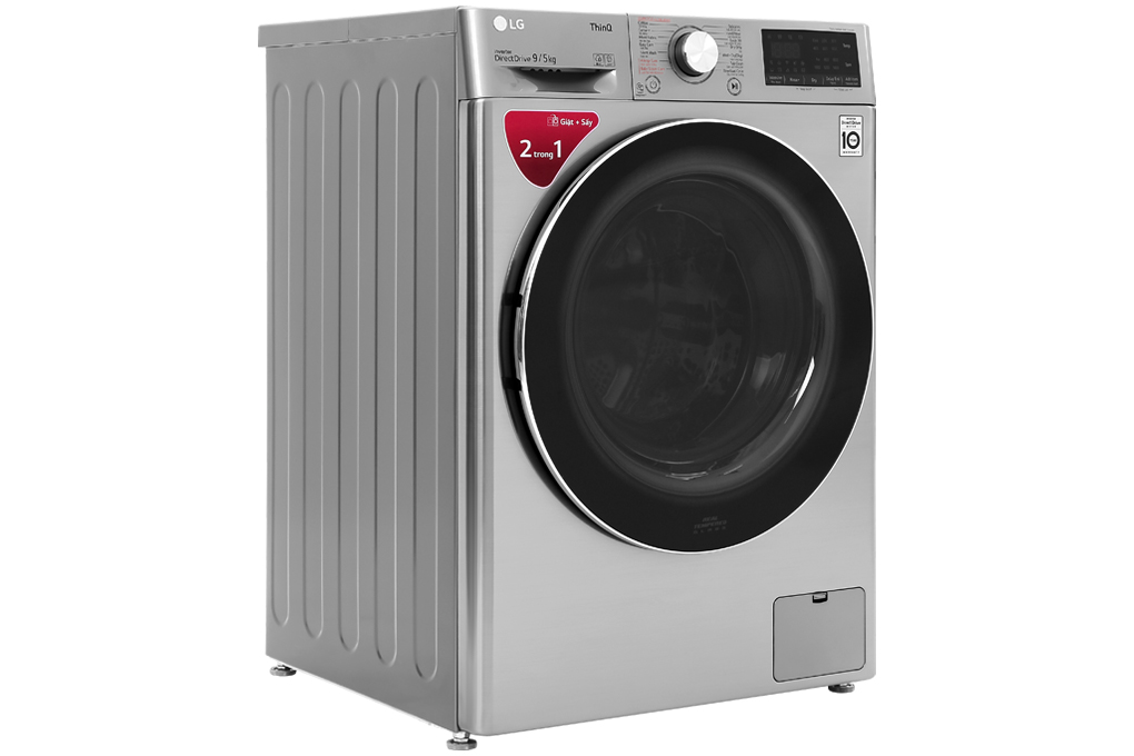 Máy giặt sấy LG AI DD Inverter giặt 9kg - sấy 5kg FV1409G4V