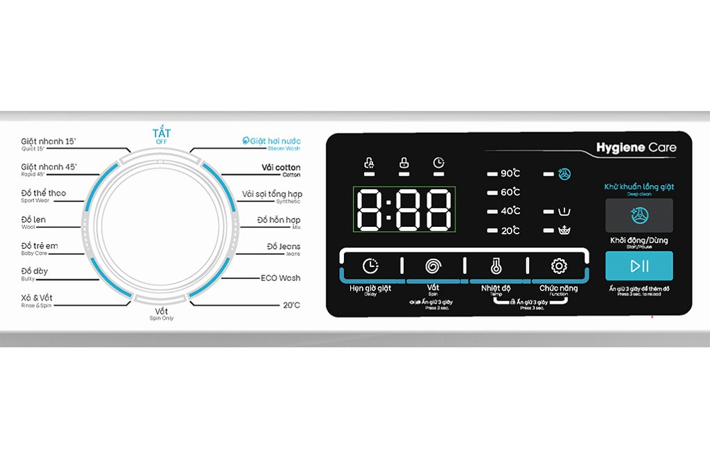 Máy giặt Casper Inverter 10.5KG WF-105I150BWC