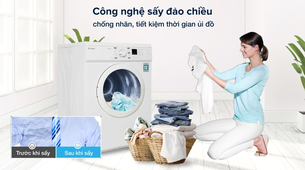 Máy sấy thông hơi Casper 7.2 kg TD-72VWD