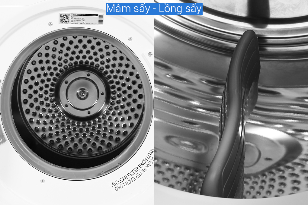 Máy sấy thông hơi Electrolux UltimateCare 7.5kg EDV754H3WB