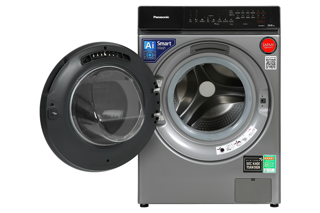 Máy giặt Panasonic Inverter giặt 9.5 kg - sấy tiện ích 2 kg NA-V95FC1LVT