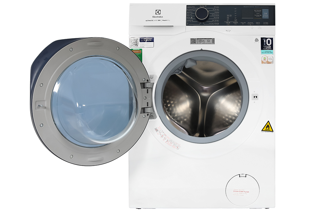 Máy giặt sấy Electrolux Inverter giặt 9 kg - sấy 6 kg EWW9024P5WB