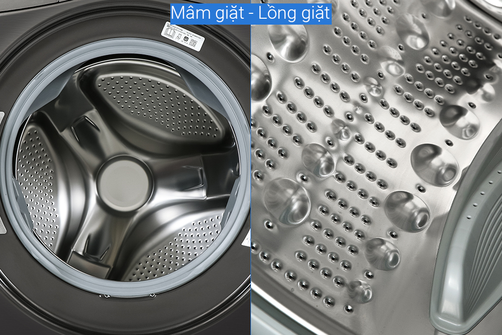 Máy giặt sấy LG AI DD Inverter giặt 21kg - sấy 12kg F2721HVRB