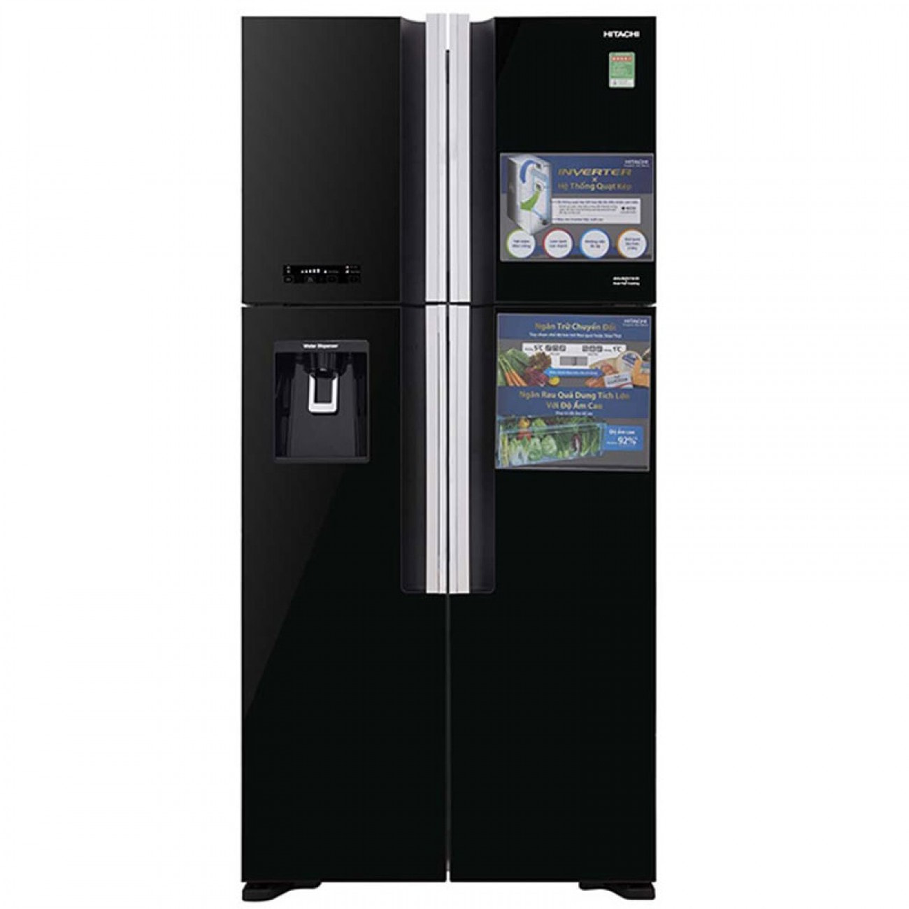 Tủ Lạnh Hitachi R-FW690PGV7X 540L Inverter