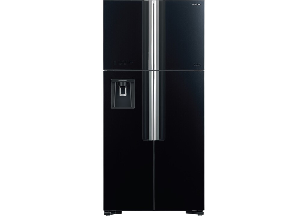 Tủ lạnh 4 cánh Inverter 540 Lít HITACHI R-FW690PGV7X (GBK) (Đen)